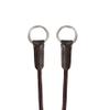 Exion Horse Bridle Rope Cheek Pieces  13mm (4/8") Vegetable-Tanned Leather with Stainless Steel Buckles  Durable Rope Cheek Straps for English Bridles  Bridle Replacement Accessories view 3