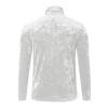 ZYXTIM Mens Velvet Velour Luxury Shirts Long Sleeve Mock Neck Warm Slim Fit Pullover Top Hipster Wedding Dance Party Shirts(White,X-Large) view 4
