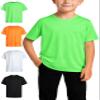 RBX Active Boys Shirts - 4 Pack Athletic Short Sleeve T-Shirt - Comfortable Boys Activewear Tops for Youth (Sizes: 8-20), Size 10-12, Lime/Orange view 1