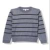 Isaac Mizrahi Horizontal Stripe Crew Neck Sweater view 1