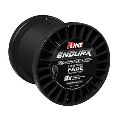 P-Line EndurX No Fade Braid 2500 Yard Midnight Black, PEBG-2500-65