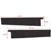 Malibu Boat Non-Skid Mats 4744245 | Wakesetter 25 LSV Black (2PC) view 4