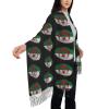 Algeria-Dna Fingerprint Scarf For Women And Men Winter Warm Scarves Fashion Large Wraps, And Shawls view 4