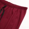 Sweet Hearts Girls Sweatpants - 2 Pack Soft Fleece Athletic Performance Jogger Girls Pants: Made in USA (Sizes 5-18), Size 5-6, Black/Burgundy view 3