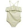 Gerber Baby Girls One-Piece Swimsuit, Eyelet Floral, 3T view 1