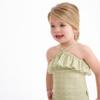 Gerber Baby Girls One-Piece Swimsuit, Eyelet Floral, 3T view 2