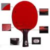 JITEM Ping Pong Paddles, Table Tennis Bat Set, Arc-Ring Combination Fast Attack Table Tennis Racket, 9 Star Professional Ping Pong Bat for Players and Coaches view 3