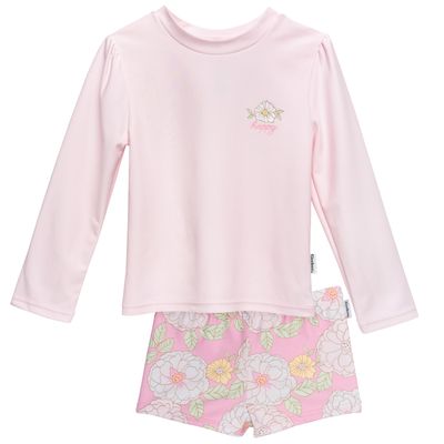 Gerber Baby Girls Rashguard Set Peonies 2 Years