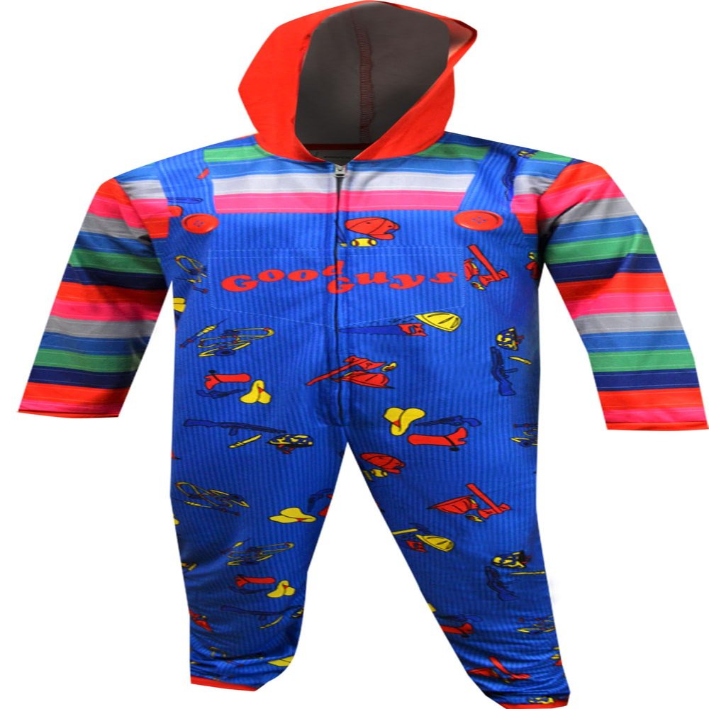 BioWorld Merchandising Mens Chucky Child's Play Adult Union Suit Pajama (X-Large)