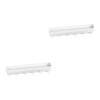 BESTOYARD 2pcs Trophy Medal Holder Metal Holder for Medals Medal Display Wall-Mounted Medal Hanger Medal Shelf Medal Hanger Holder Metal Stand Office Showcase with Tray Stainless Steel White view 1