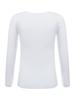 TiaoBug Kids Boys Girls Fleece Lined Thermal Underwear Tops Long John Gymnastics Ballet Dance Undergarments T-Shirt White 4-6 Years view 2