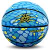 A Plus Collectibles Dinosaur Basketball, Official High Bounce Street Indoor/Outdoor Basketball Toddler, Youth, Adult/Full Size (Adult (Size 7), Raptor (Blue)) view 1