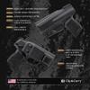 Clip & Carry IWB Kydex Holster for The BYRNA SD/EP Non-Lethal Pepper Launcher - Inside Waistband Concealed Carry - Audible Click Retention - USA Veteran Made (Black, Right-Hand) view 3