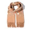 Letusto LUU MANLIC Women's Shawl Wrap Embroidered Tassel Scarf, Premium Quality, Oversize(73x27), Soft, Durability, Warm view 1