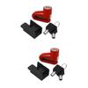 BESPORTBLE 2pcs Motorcycle Disc Brake Lock -Theft Security Lock for Scooters and Motorbikes High-Grade Easy Theft Red view 1