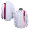 Checkered Flag Sports Dale Earnhardt Jr Motorsports Rally Stripe Canvas Throwback Jacket (US, Alpha, Large, Regular, Regular, White) view 2