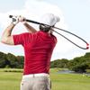 Golf Swing Trainer with Adjustable Correction Aid Rope - Perfect Golf Training Aid for Beginners (Black) view 2