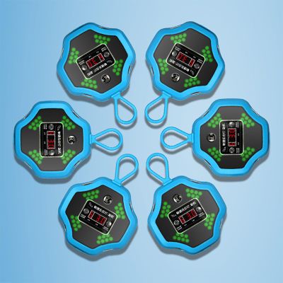 TsoLay Reaction Training Light, Lamp Speed Agility Response Equipment, Three-Speed Distance Adjustable, Host Real-time Interconnection, Buzzer Prompt Design, for Improve Reaction Time, Fitness, Speed