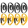 Yardwe 15pcs Adjustable Bike Rack Straps Wheel Down Straps for Secure Transport and Organization Versatile for Cables Hoses and More Lightweight and Portable Accessories