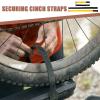 Yardwe 15pcs Adjustable Bike Rack Straps Wheel Down Straps for Secure Transport and Organization Versatile for Cables Hoses and More Lightweight and Portable Accessories view 2