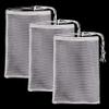 3 Pieces Shark Shooter Premium Nylon Mesh Chum Bag for Enhanced Fishing Attraction 12 x18 inch Chum Bag with Drawstring view 2