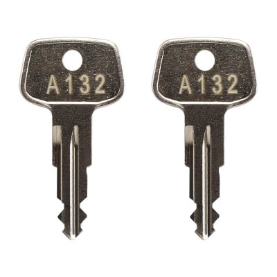 A132 SKS roof Rack Key,Yakima Replacement Key,Replacement Keys for Yakima SKS Ski,Roof Racks,Cargo Box,Carrier Racks and Crossbars with Code Series A132[2 pcs]