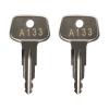 A133 SKS roof Rack Key,Replacement Keys for Yakima SKS Ski,Roof,Cargo Box,Carrier Racks and Crossbars[2 pcs] view 1