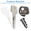 A131 SKS roof Rack Key,Yakima Replacement Key,Replacement Keys for Yakima SKS Ski,Roof,Cargo Box,Carrier Racks and Crossbars with Code Series A131[2 Pack] view 3