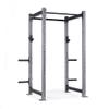 Titan Fitness X-3 Series 90" Silver Bolt-Down Power Rack, 36" Depth, Rackable 1650 LB Cage, 1.25" and 2" Pull Up Bars, Standard J-Hooks, Weight Plate Holders, Weightlifting and Strength Training view 1
