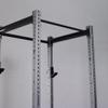Titan Fitness X-3 Series 90" Silver Bolt-Down Power Rack, 36" Depth, Rackable 1650 LB Cage, 1.25" and 2" Pull Up Bars, Standard J-Hooks, Weight Plate Holders, Weightlifting and Strength Training view 3