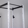 Titan Fitness X-3 Series 90" Orange Bolt-Down Power Rack, 36" Depth, Rackable 1650 LB Cage, 1.25" and 2" Pull Up Bars, Standard J-Hooks, Weight Plate Holders, Weightlifting and Strength Training view 3