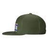 America Flag and Israel Flags Flat Bill Hats for Men, Moss Green Adjustable Snapback Hat, Unisex Hip Hop Baseball Cap-60 view 3