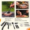 Hozzen 45-Pcs Camping Cooking Utensil Set - Car Camping Essentials Gear for Cooking and Grilling, Portable Camp Kitchen Set, Ideal Gift for RV Tent Camper, Picnics, BBQs, Parties view 3