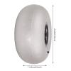 2-Pack Beach Balloon Wheels 10-Inches Replacement Balloon Sand Tires TPU Cart Tires Beach Cart Canoe Cart and Buggy Wheels for Kayak Dolly view 3