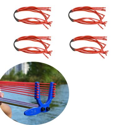 Piaoyu Slingshot Rubber Bands for Hunting and Shooting Slingshot and Long Slingshot (Red-4pcs)