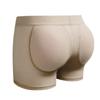 JOCKMAIL 2Pack Mens Padded Boxer Brief for Enhancing Buttocks Male Underpants Boxers Pack of 2 Padding Underwear (Medium,Khaqi) view 3