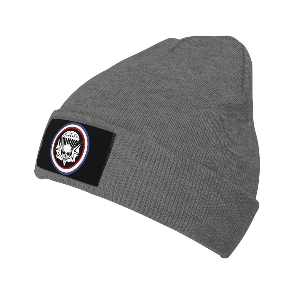 502nd Parachute Infantry Regiment Knit Beanie Womens Hat Unisex Classicknit Hat Deep Heather