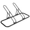 CyclingDeal Bicycle Floor Parking Rack Stand - for Mountain MTB Road Bike - Indoor Home Garage Storage - Adjustable 2 Bikes view 1