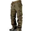 ZYXTIM Men's Tactical Pants Water Resistant Flex Ripstop Cargo Pants Lightweight Hiking Pants with Multi Pockets view 1