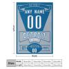 HDI7DEJ Custom Throw Blanket Football,Unisex-Adult Fleece Throw Blanket Personalized Fans Gifts for Men Add Name and Number, 50" x 40",60" x 50",80" x 60",Products Ships Next Day, Printed in USA view 2