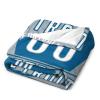 HDI7DEJ Custom Throw Blanket Football,Unisex-Adult Fleece Throw Blanket Personalized Fans Gifts for Men Add Name and Number, 50" x 40",60" x 50",80" x 60",Products Ships Next Day, Printed in USA view 3