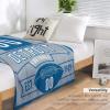 HDI7DEJ Custom Throw Blanket Football,Unisex-Adult Fleece Throw Blanket Personalized Fans Gifts for Men Add Name and Number, 50" x 40",60" x 50",80" x 60",Products Ships Next Day, Printed in USA view 4