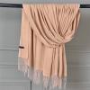 Winter Warm Wraps For Women Pure Shawl Wraps Extra Large Thick Soft Pashmina Scarf Solid Color Shawl (Khaki-a, One Size) view 2