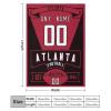 HDI7DEJ Custom Throw Blanket Football,Unisex-Adult Fleece Throw Blanket Personalized Fans Gifts for Men Add Name and Number, 50" x 40",60" x 50",80" x 60",Products Ships Next Day, Printed in USA view 2