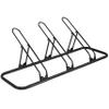 CyclingDeal Bicycle Floor Parking Rack Stand - for Mountain MTB Road Bike - Indoor Home Garage Storage - Adjustable 3 Bikes view 1
