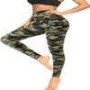 Gluckhapi Soft Leggings for Women - High Waisted Tummy Control No See Through Workout Yoga Pants Green Camo S view 1