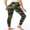 Gluckhapi Soft Leggings for Women - High Waisted Tummy Control No See Through Workout Yoga Pants Green Camo S view 4