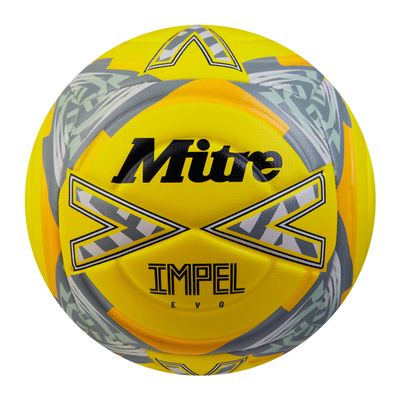 Mitre IMPEL Soccer Ball Training Soccer Balls for Kids & Youth - Durable 6-Panel Construction - Soft-Touch Foam & Hyperflow Grooves - All-Weather Soccer Practice Equipment for Grass or Astroturf
