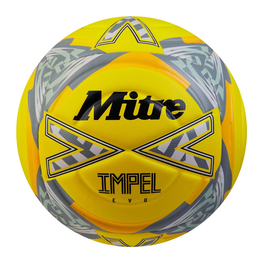 Mitre IMPEL Soccer Ball  Training Soccer Balls for Kids & Youth - Durable 6-Panel Construction - Soft-Touch Foam & Hyperflow Grooves - All-Weather Soccer Practice Equipment for Grass or Astroturf