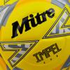 Mitre IMPEL Soccer Ball  Training Soccer Balls for Kids & Youth - Durable 6-Panel Construction - Soft-Touch Foam & Hyperflow Grooves - All-Weather Soccer Practice Equipment for Grass or Astroturf view 4